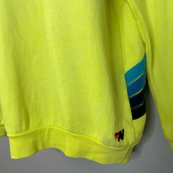 Aviator Nation Crew Neck Embroidered Mountain Stitch Sweatshirt - Picture 5 of 12